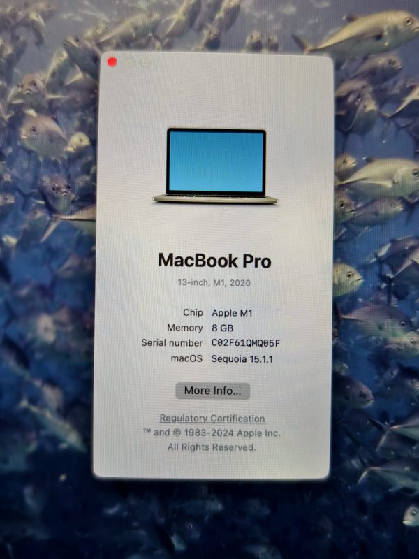 MacBook Pro 13-inch, M1 2023,512GB - Image 2